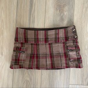Y2K Hollister Plaid Micro Mini
